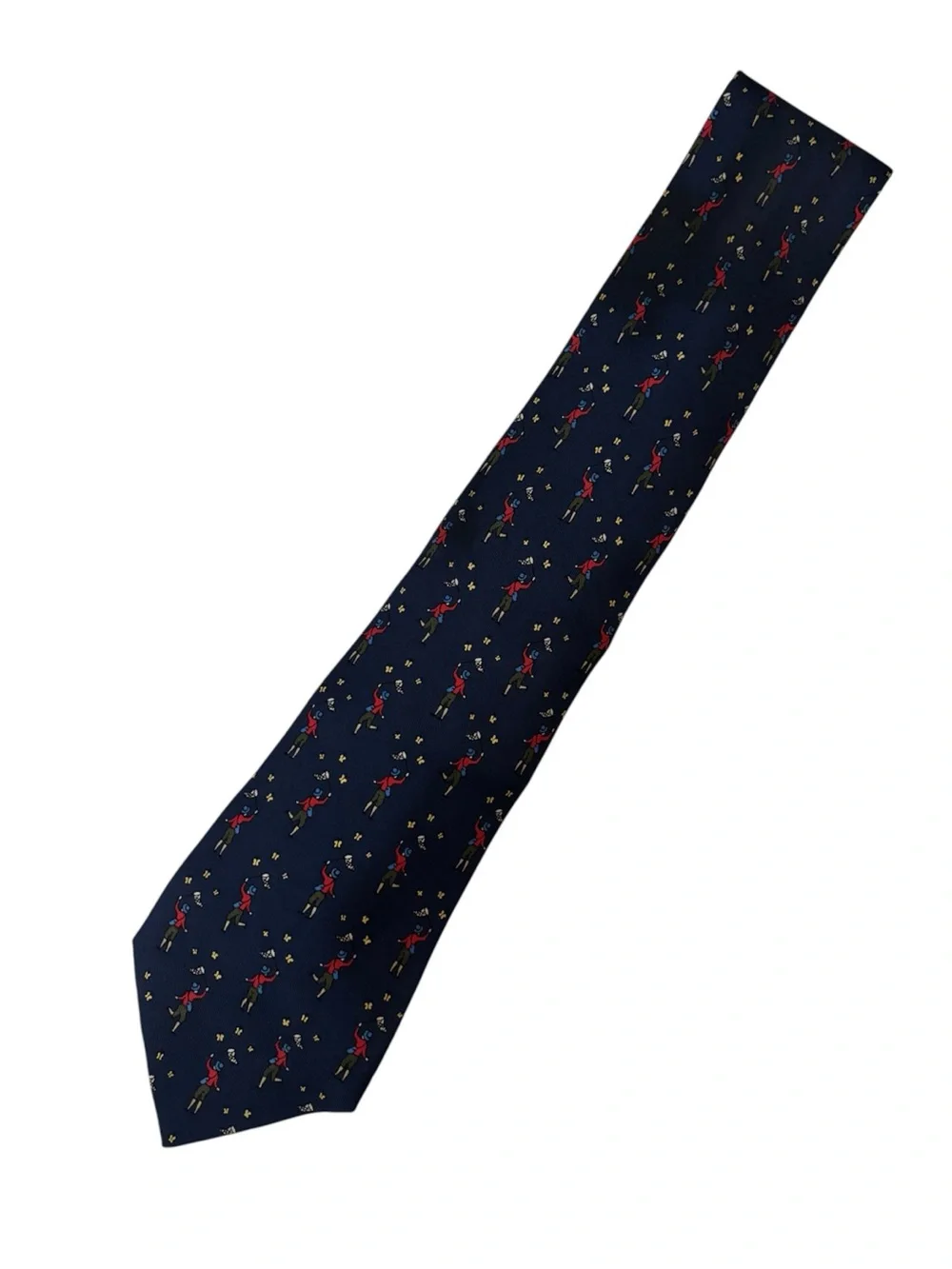 HERMÈS silk tie